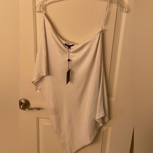 NWT Tart one shoulder asymmetrical sequins top. Size Medium.